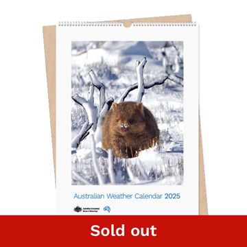 Australian Weather Calendar 2025 - large flatpack SOLD OUT