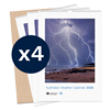 Australian Weather Calendar 2025 - large flatpack x 4