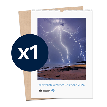 Australian Weather Calendar 2026 - large flatpack